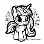 Twilight Sparkle's Starry Night Coloring Pages 3