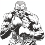 Undercard Fighter Coloring Pages 2