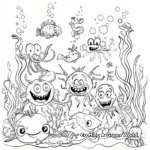 Underwater Life- Sea Creatures Coloring Pages 2