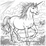 Unicorn Dreamland Coloring Pages 3