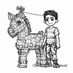 Unique Custom Made Pinata Coloring Pages 1