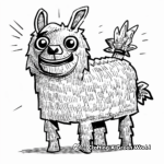 Unique Custom Made Pinata Coloring Pages 2