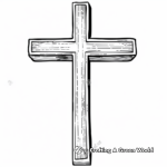 Uplifting Christian Cross Adult Coloring Pages 3
