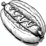 Vegan Hot Dog Coloring Pages 2