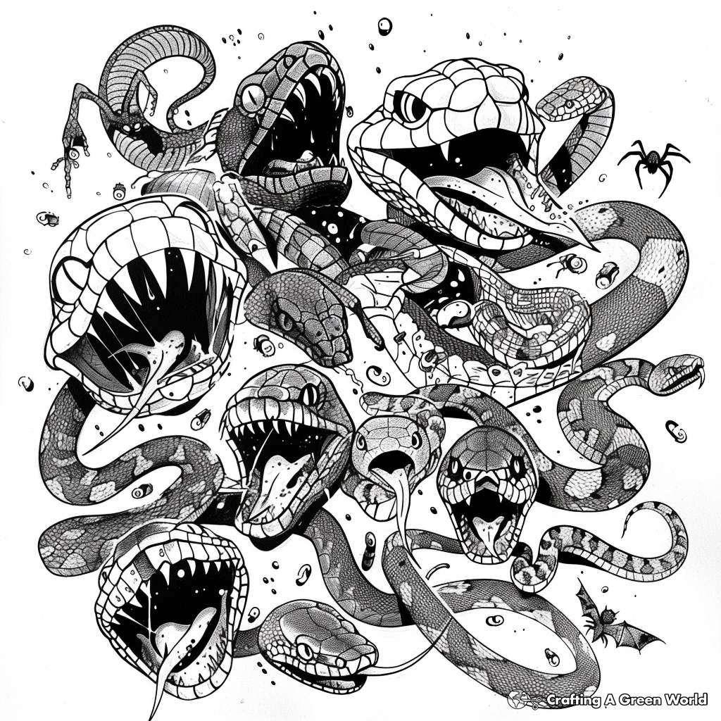 Venom (from Spiderman) Coloring Pages Free & Printable!