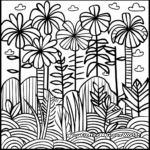 Vibrant African Jungle Coloring Pages 3