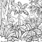 Vibrant African Jungle Coloring Pages 4