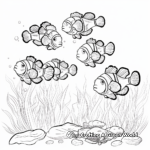 Vibrant Clownfish School Coloring Pages 4