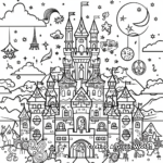 Vibrant Fantasy Land Coloring Pages 2