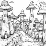 Vibrant Fantasy Land Coloring Pages 4