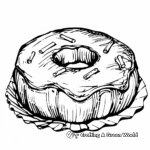 Vibrant Jelly Donut Coloring Pages 3