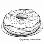 Vibrant Jelly Donut Coloring Pages 4