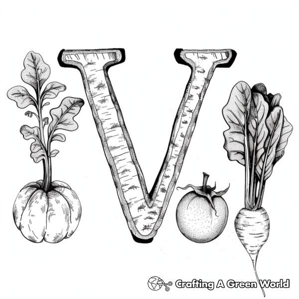 Letter V Coloring Pages - Free & Printable!