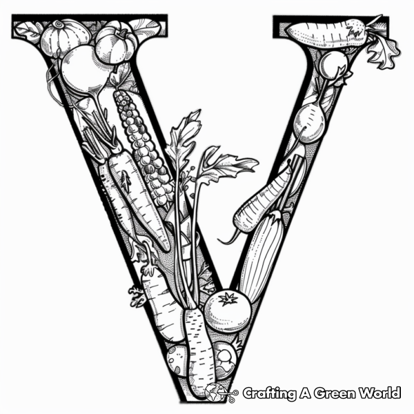 Letter V Coloring Pages - Free & Printable!