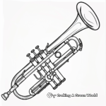 Vibrant Trumpet Coloring Pages 2