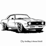 Vintage Camaro Coloring Pages for Car Enthusiasts 4