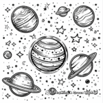 Vintage Celestial Illustrations Coloring Pages 4
