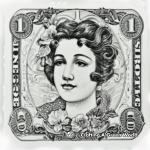 Vintage Dollar Bill Coloring Pages 2