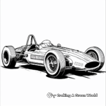 Vintage F1 Car Coloring Pages 2