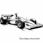 Vintage F1 Car Coloring Pages 3