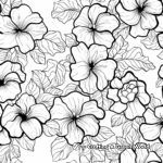Vintage Floral Coloring Pages for Adults 3