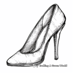 Vintage-Style Heel Coloring Pages 2