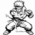 Virtua Fighter Characters Coloring Pages 1