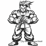 Virtua Fighter Characters Coloring Pages 2