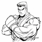 Virtua Fighter Characters Coloring Pages 3