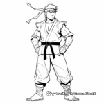 Virtua Fighter Characters Coloring Pages 4