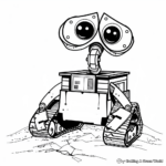 Wall-E and Friends Coloring Pages 3