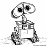 Wall-E and Friends Coloring Pages 4