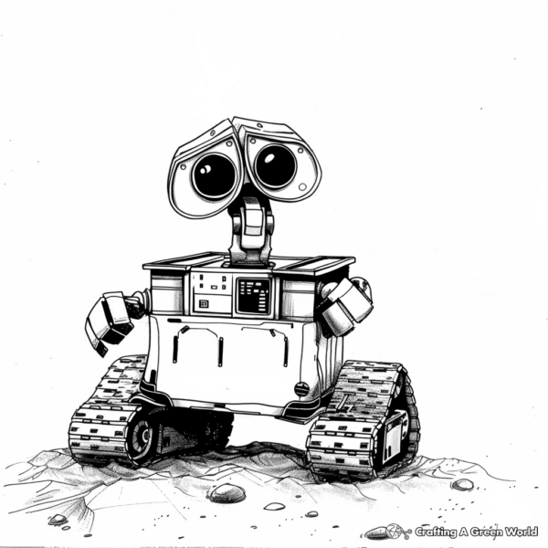 Wall E Color In Wall-E Coloring Pages - Free & Printable!