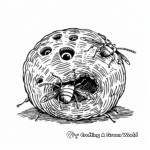 Wasp Nest Coloring Pages for Adventurous Kids 2
