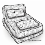Water Bed Unique Coloring Pages 2