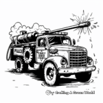 Water Cannon Police Truck Coloring Pages 4