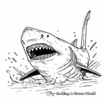 Whale Shark Coloring Sheets 1