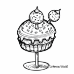 Whimsical Cake Pop Decorating Coloring Pages 1