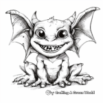 Whimsical Fantasy Creature Tracing Coloring Pages 2