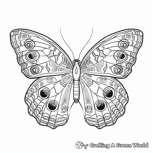 Butterfly Coloring Pages For Adults - Free &amp; Printable!