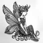 Whimsical Sharpie Fairy-Tale Coloring Pages 1