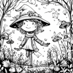 Whimsical Sharpie Fairy-Tale Coloring Pages 2