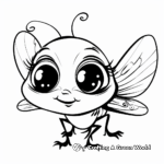 Whimsy Cartoon Fly Coloring Pages 2
