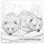 Wildlife Encountered by Lewis and Clark Coloring Pages 1