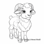 Wildlife Enthusiast Ram Coloring Pages 2