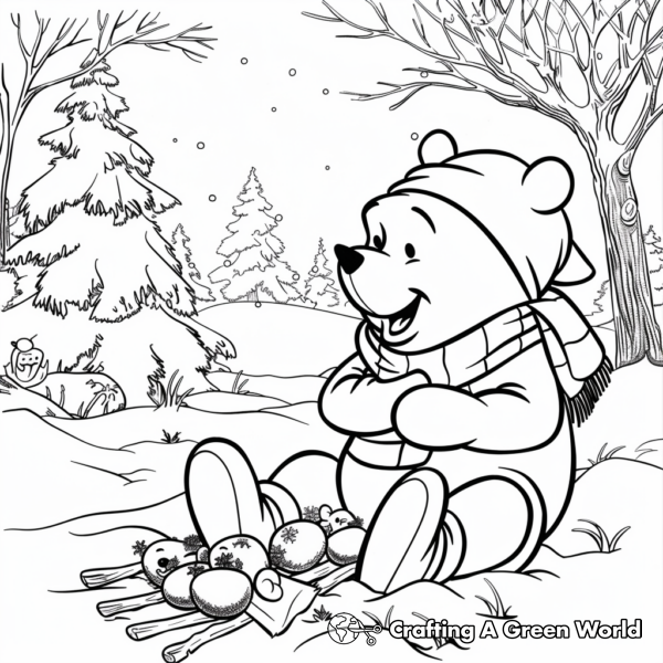 Disney Winter Coloring Pages - Free &amp; Printable!