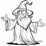 Wizard and Magic Coloring Pages 3