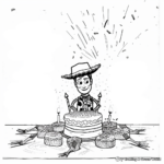 Woody and Friends Birthday Party Coloring Pages 2