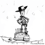Woody and Friends Birthday Party Coloring Pages 3