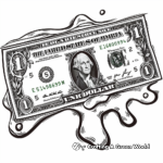 World Currency Dollar Bill Equivalent Coloring Pages 4